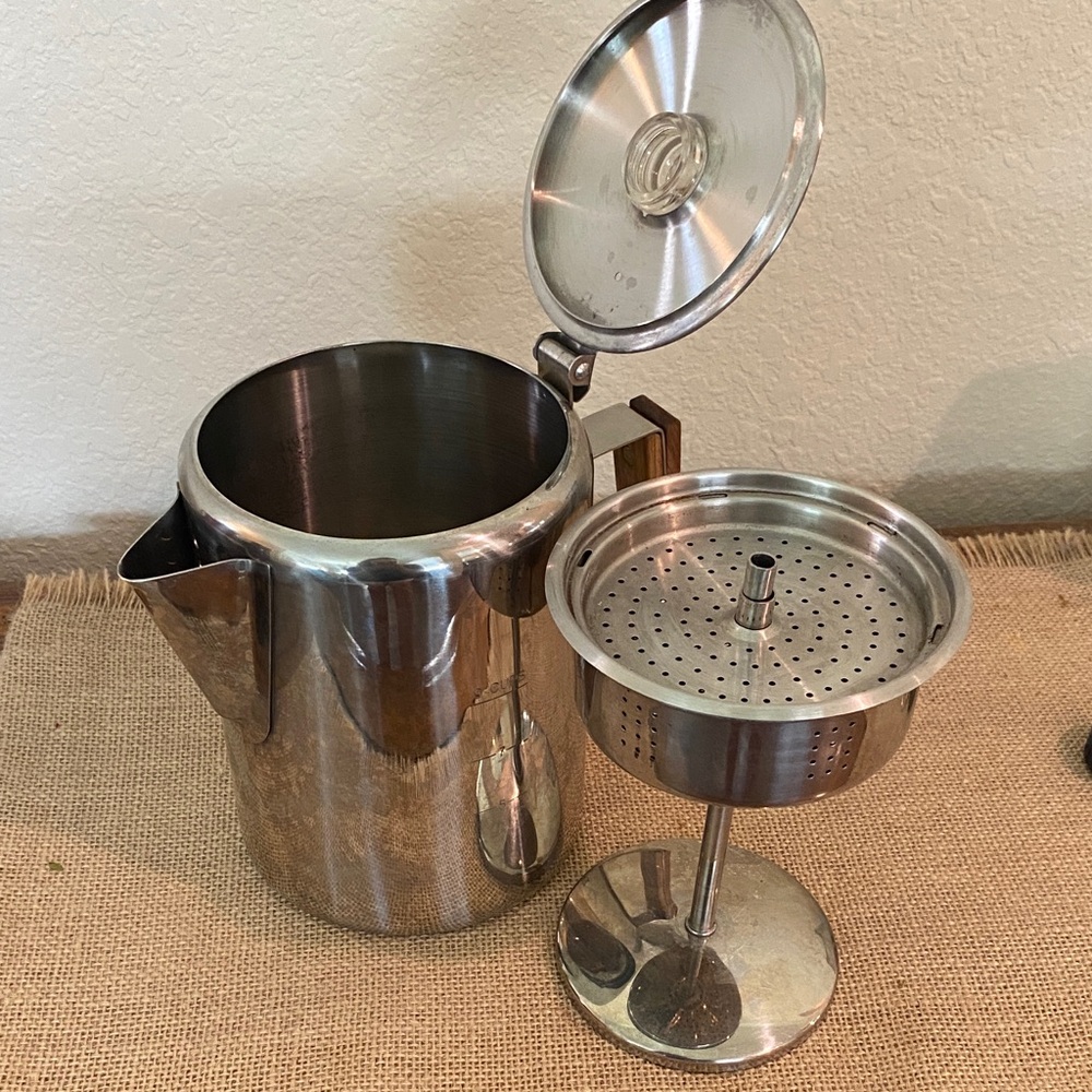 Coletti Stainless Steel Coffee Percolator 9 cups - Picture 3 of 3